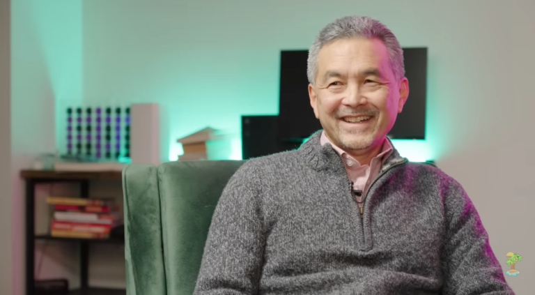 Life coach Jody Kubo explaining flow patterns assessment in interview