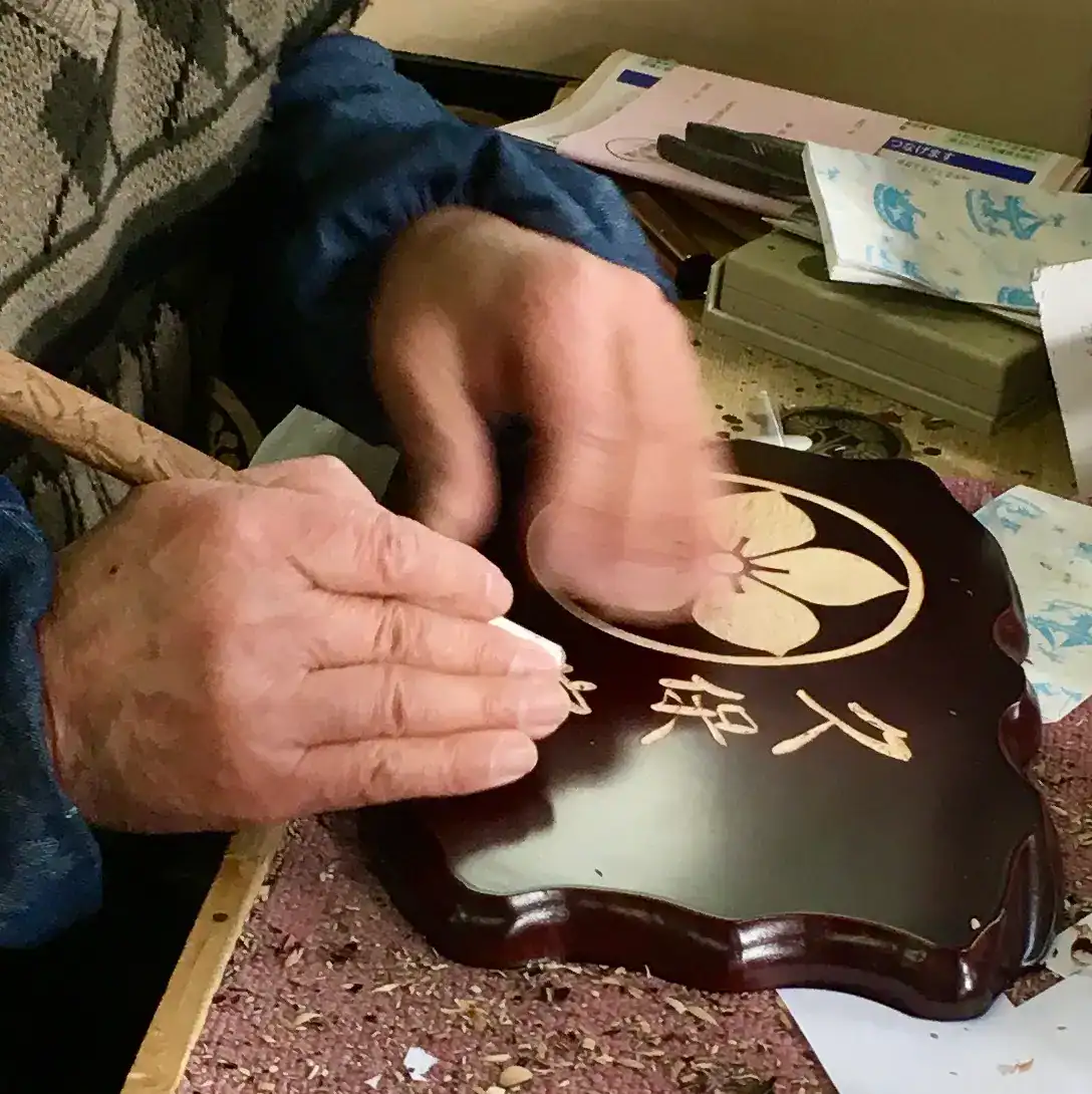 Close-up of refined craftsmanship detail